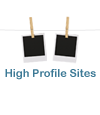 high profile web sites